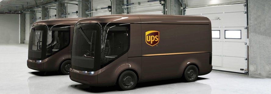UPS Electric ARRIVAL Vans 