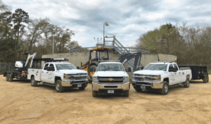 Fleet of vehicles for the department of public works